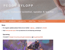 Tablet Screenshot of peggy-sylopp.net